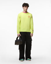 Load image into Gallery viewer, Surfing Wirdo Printed Long Sleeves T-Shirt | Men T-shirts Lime | GCDS Spring/Summer 2023
