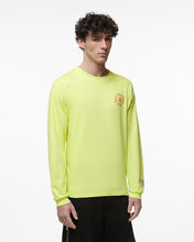 Load image into Gallery viewer, Surfing Wirdo Printed Long Sleeves T-Shirt | Men T-shirts Lime | GCDS Spring/Summer 2023
