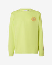 Load image into Gallery viewer, Surfing Wirdo Printed Long Sleeves T-Shirt | Men T-shirts Lime | GCDS Spring/Summer 2023
