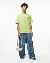Load image into Gallery viewer, Surfing Wirdo Printed Loose T-Shirt | Men T-shirts Lime | GCDS Spring/Summer 2023
