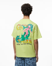 Load image into Gallery viewer, Surfing Wirdo Printed Loose T-Shirt | Men T-shirts Lime | GCDS Spring/Summer 2023
