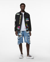 Load image into Gallery viewer, Gcds Hentai Canvas Coach Jacket | Men Outerwear Black | GCDS Spring/Summer 2023
