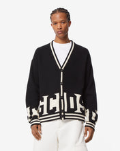 Load image into Gallery viewer, Gcds Low Band Cardigan | Men Knitwear Black | GCDS Spring/Summer 2023
