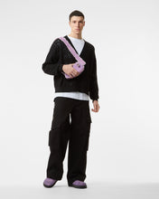 Load image into Gallery viewer, Gcds Monogram Macramè Cardigan | Men Knitwear Black | GCDS Spring/Summer 2023
