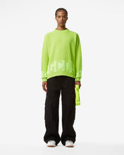 Load image into Gallery viewer, Gcds Low Band Sweater | Men Knitwear Lime | GCDS Spring/Summer 2023
