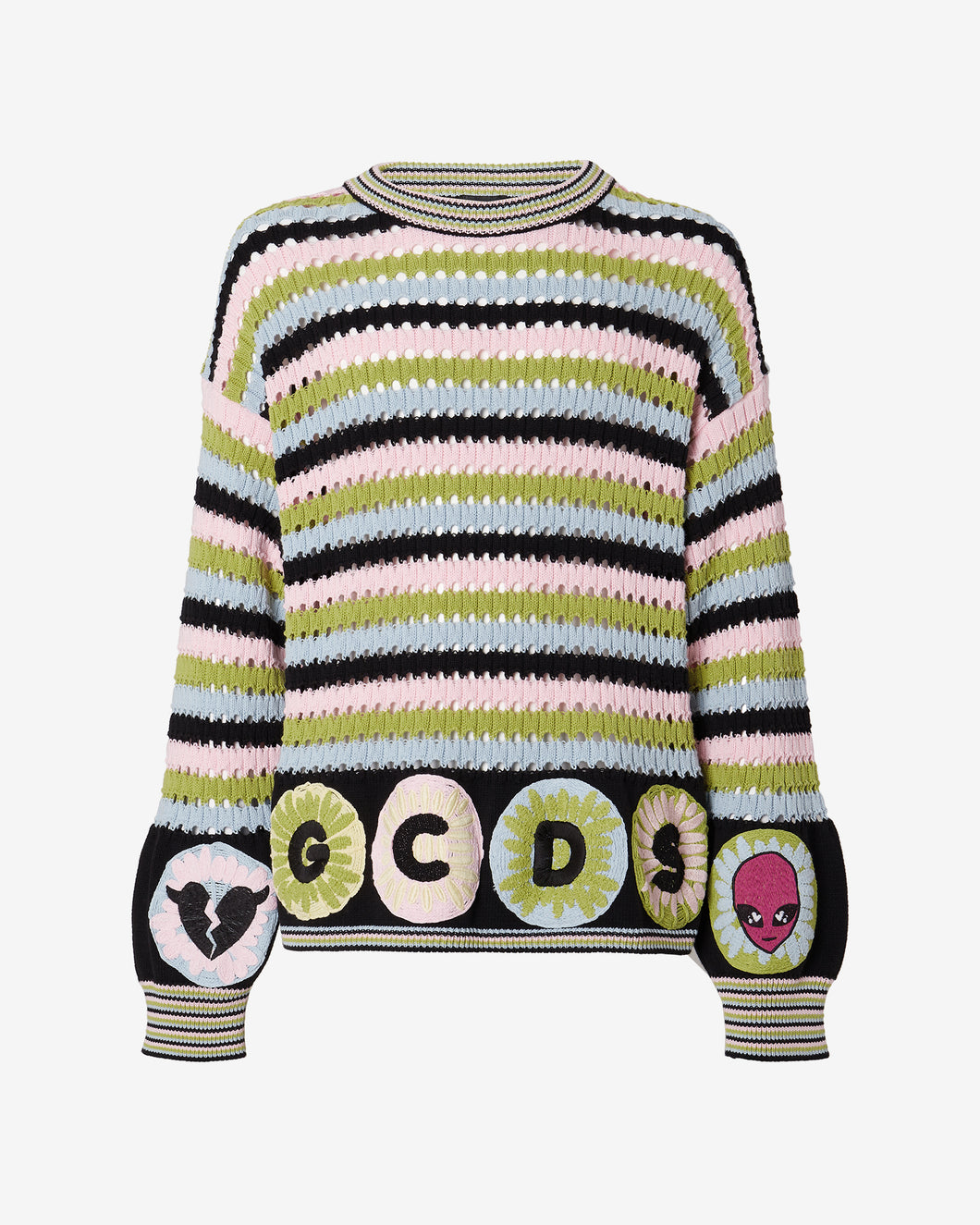 Gcds Crochet Sweater | Men Knitwear Multicolor | GCDS Spring/Summer 2023