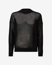Load image into Gallery viewer, Gcds Logo Macramè Sweater | Men Knitwear Black | GCDS Spring/Summer 2023
