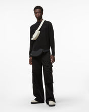 Load image into Gallery viewer, Gcds Logo Macramè Sweater | Men Knitwear Black | GCDS Spring/Summer 2023
