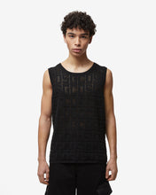 Load image into Gallery viewer, Gcds Monogram Macramè Tank Top | Men Knitwear Black | GCDS Spring/Summer 2023
