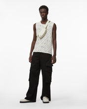Load image into Gallery viewer, Gcds Monogram Macramè Tank Top | Men Knitwear Off White | GCDS Spring/Summer 2023
