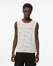 Load image into Gallery viewer, Gcds Monogram Macramè Tank Top | Men Knitwear Off White | GCDS Spring/Summer 2023
