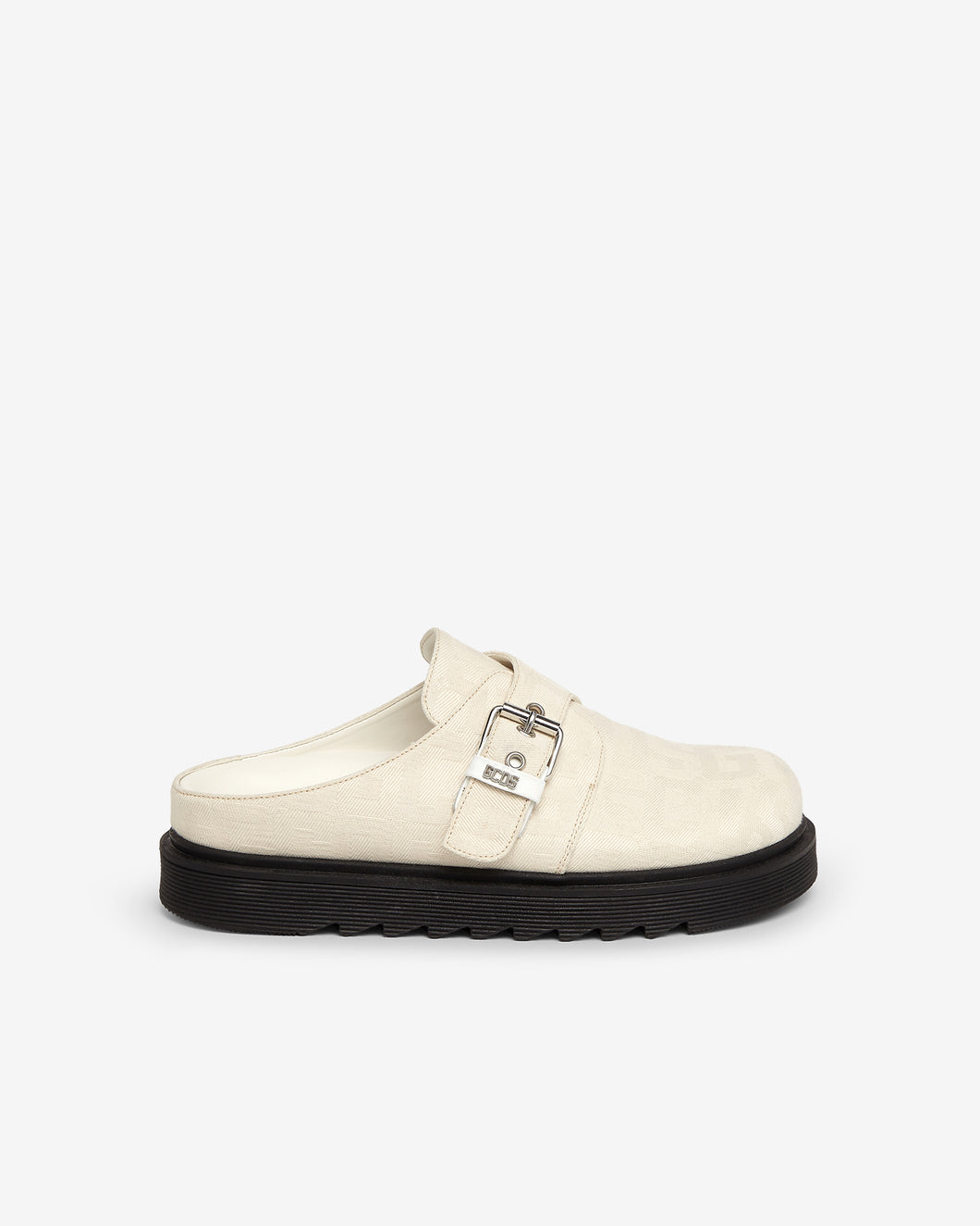 Jacquard Gcds Monogram Mules | Unisex Shoes Off White | GCDS Spring/Summer 2023