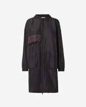Load image into Gallery viewer, Heart Gcds Long Parka | Women Outerwear Black | GCDS Spring/Summer 2023
