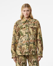 Load image into Gallery viewer, Gcds Hentai Overshirt | Women Outerwear Military Green | GCDS Spring/Summer 2023
