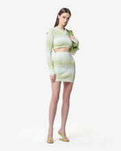 Load image into Gallery viewer, Gcds Braids Crop Top | Women Knitwear Lime | GCDS Spring/Summer 2023
