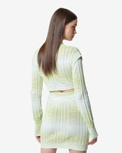 Load image into Gallery viewer, Gcds Braids Crop Top | Women Knitwear Lime | GCDS Spring/Summer 2023
