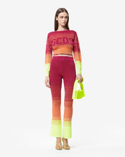 Load image into Gallery viewer, Lurex Degradé Cropped Sweater | Women Knitwear Fuchsia | GCDS Spring/Summer 2023
