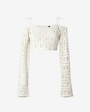 Load image into Gallery viewer, Gcds Monogram Macramé Sweater | Women Knitwear Off White | GCDS Spring/Summer 2023

