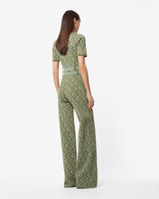 Load image into Gallery viewer, Matilda Gcds Monogram Trousers | Women Trousers Military Green | GCDS Spring/Summer 2023
