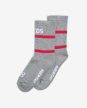 Load image into Gallery viewer, Gcds 88 Logo Socks | Unisex Socks Grey | GCDS Spring/Summer 2023
