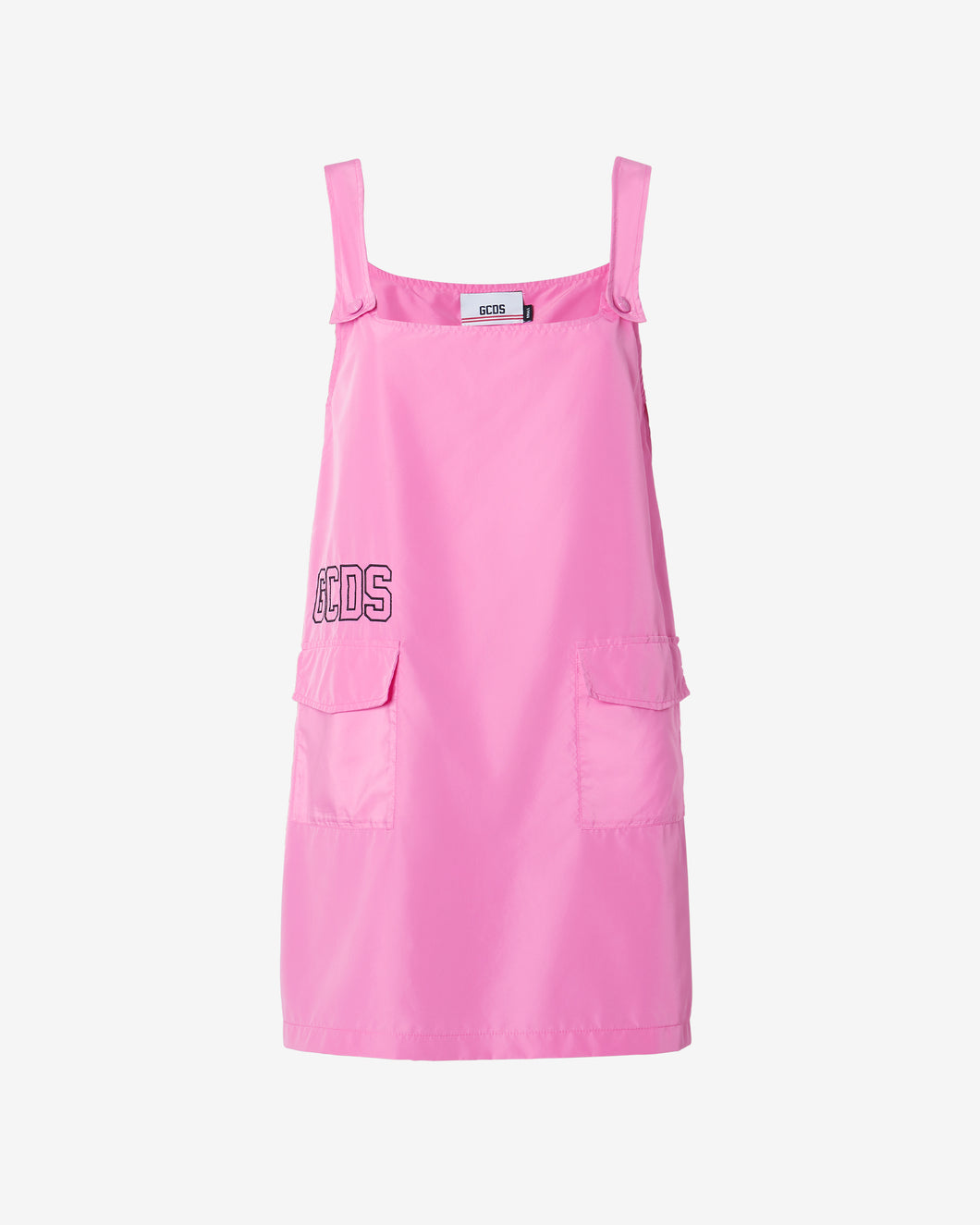 Heart Nylon Pockets Dress | Women Dress Fuchsia | GCDS Spring/Summer 2023
