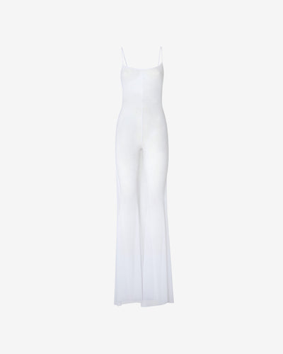 See Through Gown | Women Dress White | GCDS Spring/Summer 2023