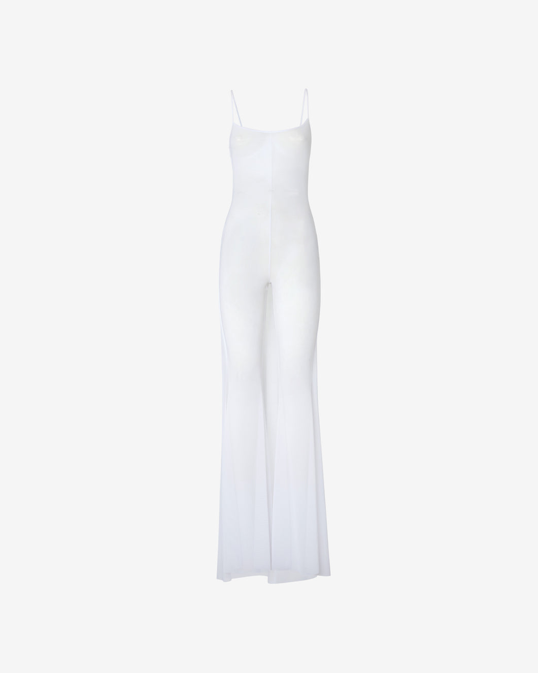See Through Gown | Women Dress White | GCDS Spring/Summer 2023