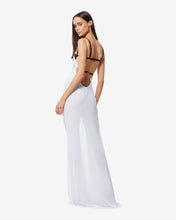 Load image into Gallery viewer, See Through Gown | Women Dress White | GCDS Spring/Summer 2023
