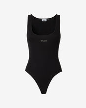 Load image into Gallery viewer, Jersey Bodysuit | Women Bodysuits Black | GCDS Spring/Summer 2023
