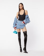 Load image into Gallery viewer, Jersey Bodysuit | Women Bodysuits Black | GCDS Spring/Summer 2023
