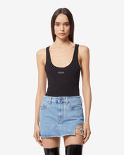 Load image into Gallery viewer, Jersey Bodysuit | Women Bodysuits Black | GCDS Spring/Summer 2023
