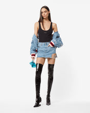 Load image into Gallery viewer, Gcds Bling Denim Skirt | Women Skirts New Light Blue | GCDS Spring/Summer 2023
