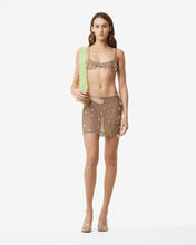 Load image into Gallery viewer, Sita Drops Skirt | Women Skirts Military Green | GCDS Spring/Summer 2023
