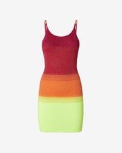 Load image into Gallery viewer, Lurex Degradé Tank Dress | Women Dress Fuchsia | GCDS Spring/Summer 2023
