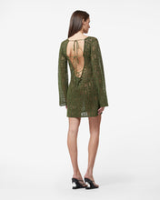 Load image into Gallery viewer, Gcds Monogram Macramé Dress | Women Dress Military Green | GCDS Spring/Summer 2023
