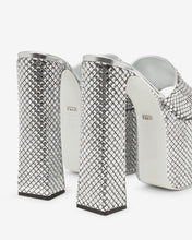 Load image into Gallery viewer, Mirror Platform Sandals | Women Shoes Multicolor | GCDS Spring/Summer 2023
