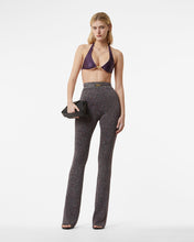 Load image into Gallery viewer, Metallic Logo Clip Slip | Women Swimwear Violet | GCDS Spring/Summer 2023
